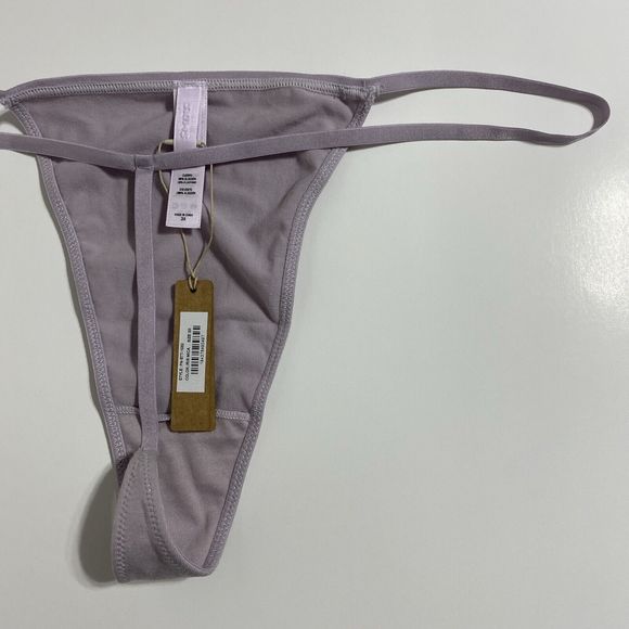 SKIMS Fits Everybody T-string Thong Women's 3X Iris Mica Purple G-string NEW - Picture 8 of 12